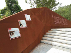 夏津耐候钢挡土墙